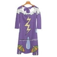 thumbnail image 2 of Miss Frizzle Weather Sweetheart Knot Flared Dress Fashion Design Large Size Loose Dress Miss Frizzle Magic School Bus Teacher, 2 of 5