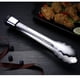 thumbnail image 1 of Pinzas de Cocina de Acero Inoxidable para Barbacoa Cocinar Ensaladas Asar Freír 4 Pulgadas plateado Soledad, 1 of 10