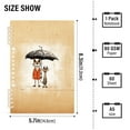 thumbnail image 3 of Cats Umbrella Ring Binder Notebook Journey Note Diary College Ruled Spiral Notebook Study Loose Leaf Paper A5 60 Pages, 3 of 8