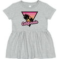 thumbnail image 3 of Inktastic California with Triangle and Palm Trees Girls Baby Dress, 3 of 5