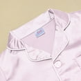 thumbnail image 7 of Toddler Pajamas Set Kids Girl Boy Satin Pajamas Set Button Down Sleep Shirt Top Long Pants Bottoms Sleepwear Loungewear Clothes Toddler Outfits Toddlers Clothes for Baby Boys 9-10 Years, 7 of 7