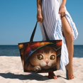 thumbnail image 6 of Kdxio Animal Cat for Beach Bag for Women Large Beach Tote Bag Waterproof Sandproof Swim Bag with Zipper Pockets Beach Vacation Travel, 6 of 7