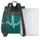 thumbnail image 3 of Easygdp ECG Wave Mochila de Cuero para Mujeres, Bolso de Hombro, Bolsos de Mano de Moda para Trabajo y Viajes, 3 of 4