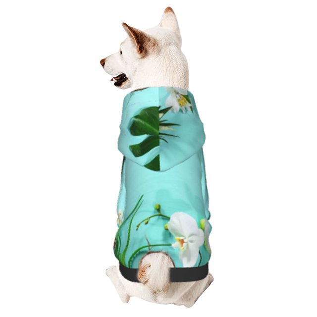 Balery Tropical Pineapple Sudadera con Capucha para Perros Pequeños – Ropa para Mascotas, Disfraz para Perros y Gatos, Ideal para Fiestas y Cosplay-X-Large