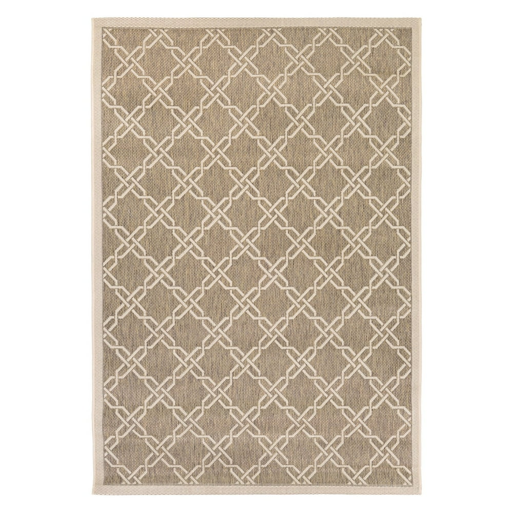 Couristan Five Seasons Sun Island Grey & Cream Indoor ...