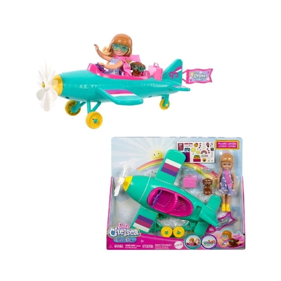 Set de Juego Barbie Chelsea Piloto de Avión