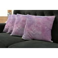 thumbnail image 2 of Ambesonne Live Laugh Love Throw Pillow Cover 4 Pack, Dreamy Positive, 18", Pale Pink Lavender White, 2 of 6