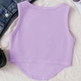 thumbnail image 2 of Jalioing Girl's Cute Crop Tops Sleeveless Square Neck Casual Athletic Tank Tops Breathable Slim Summer Shirts, 2 of 5
