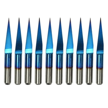 

10x Rotary Carbide Drill For Printed Circuits 3.175mm