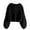 Black, variant on Kids Jackets for Girls Boys Girl's Fleece Hoodie Loose Button Down Pullover Sherpa Jacket Top Coat