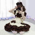 thumbnail image 6 of ICHUANYI Womens Lovely Maid Costume Animation Show Outfit Dress Clothes Summer, 6 of 7