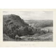 thumbnail image 2 of Bryant, William Cullen 24x18 Black Ornate Wood Framed with Double Matting Museum Art Print Titled - East Rock-New Haven, 2 of 4
