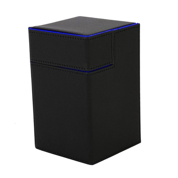 Caja de almacenamiento de tarjetas perfecl organizador de tarjetas coleccionables Azul