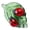 Two ladybirds, variant on LAIQIEN Glass Green Leaf Ladybugs Figurines Miniature Glass Insect Figurines Art Glass Animal Figurine Collectible,Home Decors
