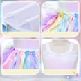 thumbnail image 4 of Bobifish Toddler Girls Party Dress Glitter Sequin Sweetheart Neck Ruffles Pleated Cake Dress Children EventsGirls Dress, 4 of 4