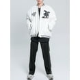 thumbnail image 4 of Niepce Inc Streetwear Fashion Urban Embrodiery Winter Puffy Baseball Jacket (Men's), 4 of 9