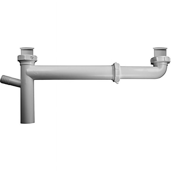 Keeney  1-1/2 in. Dia. x 16 in. L Plastic  Waste Arm