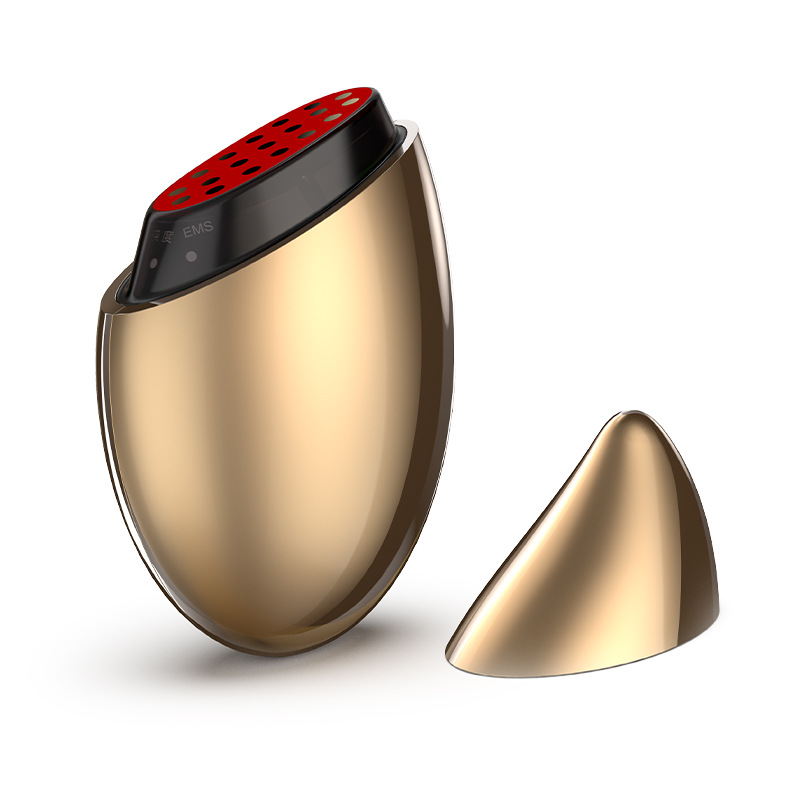High-Frequency Facial Toning Wand with Red Light, At-Home Skin Rejuvenation Device for a Firmer-Looking, Sculpted Appearance