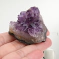 thumbnail image 2 of Irregular Natural Amethyst Cluster Ornament Art Crafts for Stones Collection Home Decor, 2 of 10