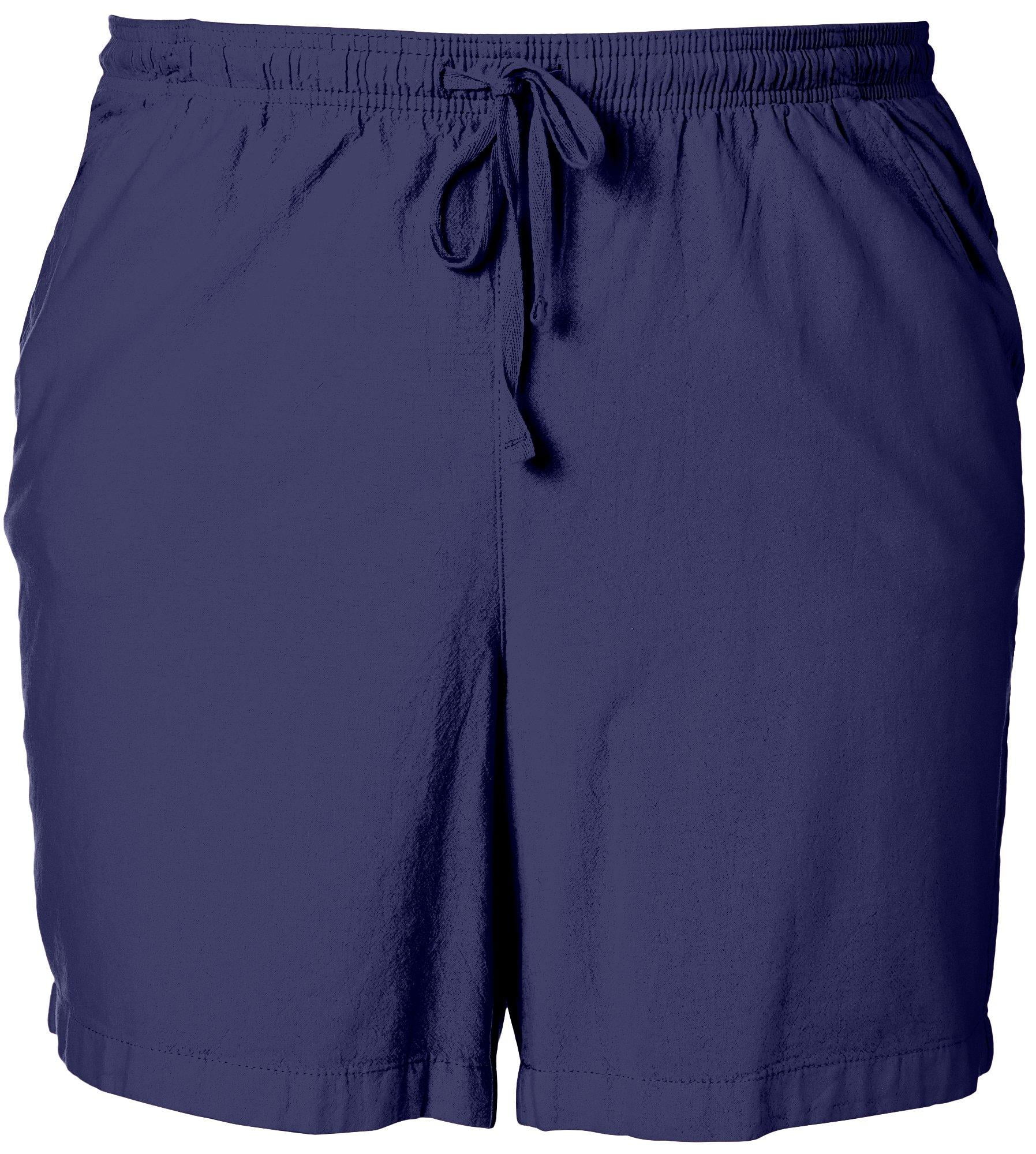 Erika Erika Women's Plus Size Lucy Soft Pull On Drawstring Shorts
