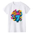 thumbnail image 3 of Camiseta de algodón con dibujos animados y nombre de número de cumpleaños para niño personalizada, ropa gráfica para niños con número 1, 2, 3, 4, 5, 6, 7, 8 y 9, 3 of 5