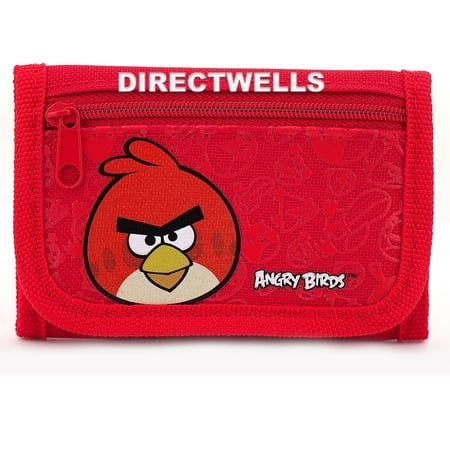 Angry Birds Rovio Authentic Licensed Red Trifold Wallet