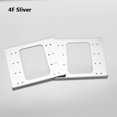 thumbnail image 1 of Aluminum 3.5 HDD Hard Disk bracket DIY Hard Disk Box Hard Disk Expansion Rack Chassis Accessories 4F sliver, 1 of 6