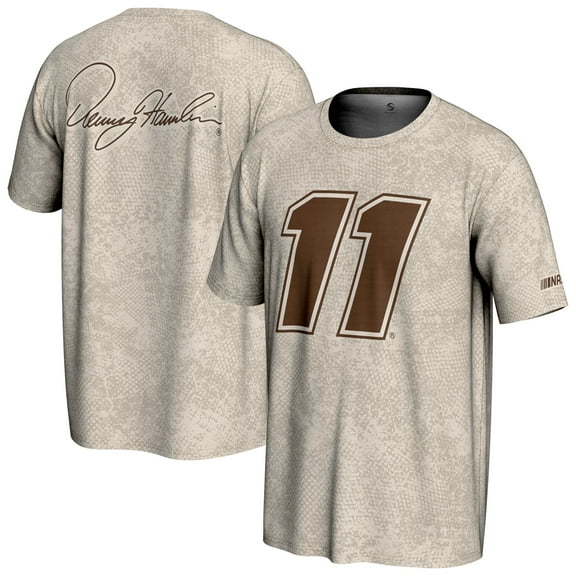 Men's-ProSphere  Tan Denny Hamlin 2025 NASCAR Salutes Collection T-Shirt