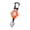 Orange, variant on Heavy Duty Retractable Pull Badges Steel Wire Rope Buckles Key Holder Easy to Use