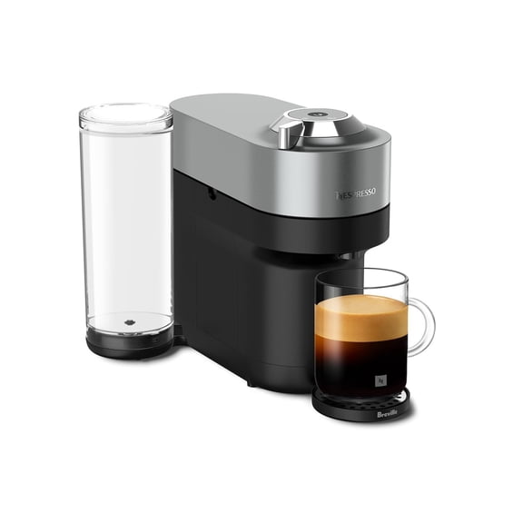 Restored Nespresso Vertuo Pop+ Coffee and Espresso Maker by Breville, Titan (Refurbished)