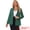 Dark Green, variant on DARING DIVA Women's Business One Button Open Front Work Office Suit Blazer XS Blue