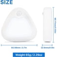 thumbnail image 5 of Kids Night Light [2 Pack] Motion Sensor LED Light with Magnetic Base (Battery Powered) Nursery/Toilet/Entryway/Staircase/Hallway/Passage (Cool White Light), 5 of 5