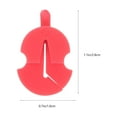 thumbnail image 2 of STRANDCHIC 4Pcs Practical Rubber Violin Mutes Assorted Colors Volume Reducers for Practice, 2 of 6