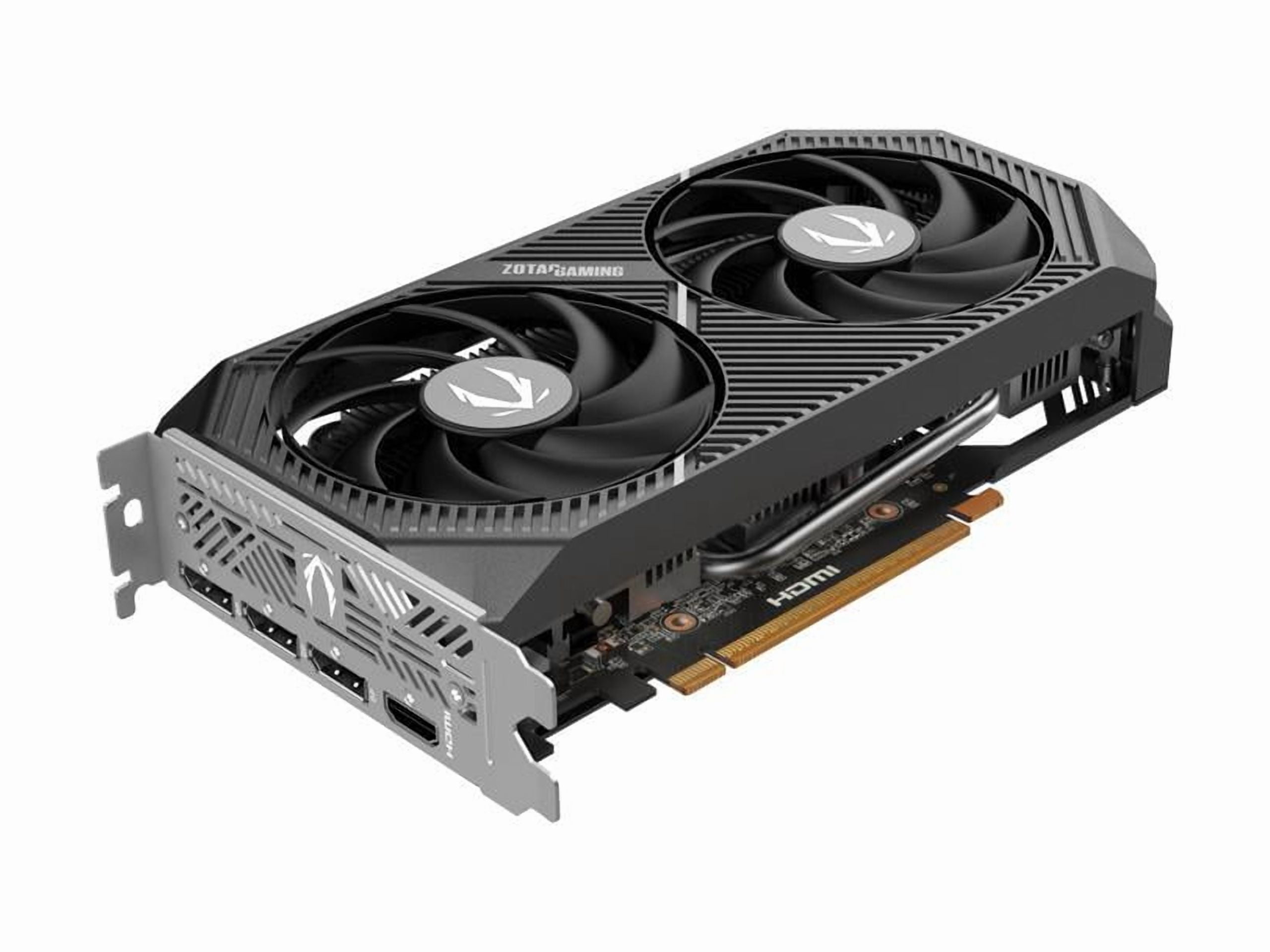 Zotac NVIDIA GeForce Graphic Card - 8 GB GDDR6 - 7680 x 4320 - 2.60 GHz Boost Clock - 128 bit Bus Width - PCI Express 5.0 x8 - DisplayPort - 3 x DisplayPort - HDMI