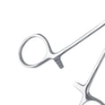 thumbnail image 2 of NFTIGB Premium Stainless Steel Curved Tip Pet Ear Hair Tweezers Dog Cat Grooming Clamp Anti-Slip Handle Ear Care Hair Removal Tool Small 4.9 inches / 12.5 cm, 2 of 5