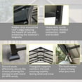 thumbnail image 3 of Upgraded 12x20 FT Heavy Duty Metal Carport with Enhanced Base, Extra Thick Galvanized Steel Frame, All-Weather Oversized Outdoor Car Shelter for Cars, Boats, and Tractors, 3 of 9