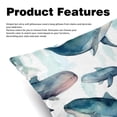 thumbnail image 2 of Whale Set with Unique Patterns - 16x16, 18x18, 20x20 Inches - Set of 2 for Living Room, Bedroom, and Office - Includes Throw Pillow Inserts and Chair, 2 of 6