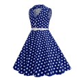thumbnail image 4 of WERYOUNG Girl's Polka Dot Dresses For Stage Performances Sleeveless Dress With Full Skirt For Party And Dance Stylish Sundresses 3-4 Years, 4 of 8