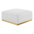 thumbnail image 2 of Conjure Channel Tufted Performance Velvet Ottoman-EEI-5507-GLD-BLK, 2 of 7