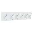 thumbnail image 2 of Giunmcul up to 45% Off 1pc MULTIFUNCTIONAL TRANSPARENT 6 HOOKS , Nail- Six-in-one Hook Is Strongly Attached To The Trace- Wall-mounted Coat Hook, 2 of 5