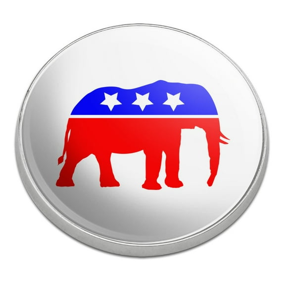 Republican Elephant GOP Conservative America Political Party Golfing Premium Metal Golf Ball Marker