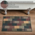 thumbnail image 2 of VHC Brands Bathroom Bath Mat, Polyester Floor Rug for Shower, Digital Print, Tea Cabin Collection, Rectangle 20x30, Muted Chartreuse, 2 of 6