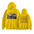 thumbnail image 1 of GUE Double Sided Pattern Hoodies For Unisex Vintage Pullovers,L,Yellow, 1 of 4