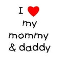 thumbnail image 2 of CafePress - I Love My Mommy & Daddy Infant Bodysuit - Baby Light Bodysuit, Size Newborn - 24 Months, 2 of 4