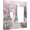 Paris Eiffel Tower Arc De Triomphe European City Landscape Pink Wall Plate, variant on Daisy Outlet Cover, 1 Gang Duplex Wall Plate for Living Room Office Bathroom