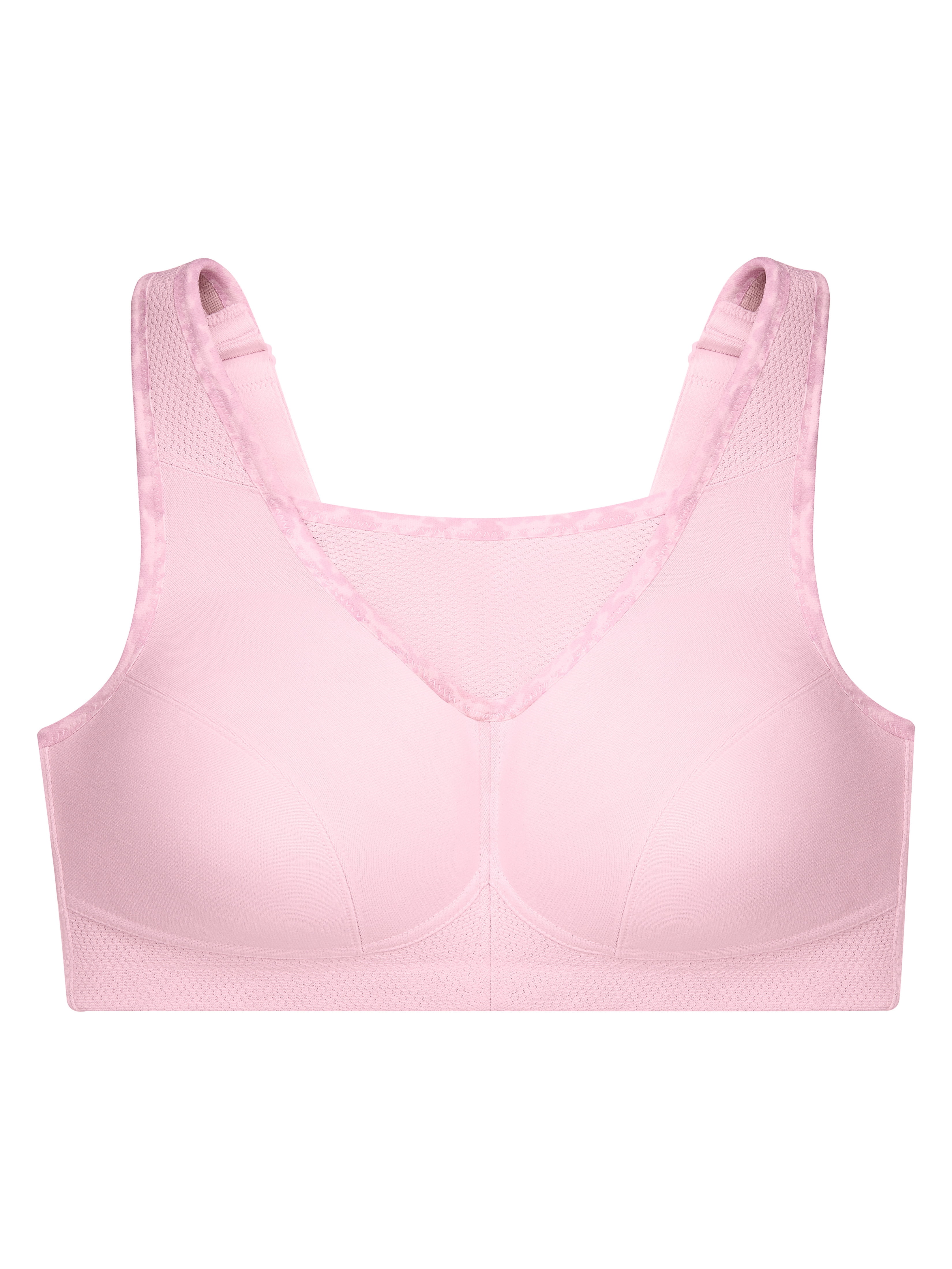 Glamorise Womens No-Bounce Camisole Sports Wirefree Bra 1066 Parfait Pink  42H