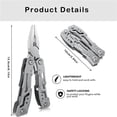 thumbnail image 2 of 14-In-1 Multifunctional Pliers Stainless Steel Pocket Folding Knife A Sturdy Practical Portable Camping Survival Tool, 2 of 6