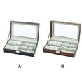 thumbnail image 4 of stanreset Watch 6 3 Slots Box Storage Jewellery Display Glasses Organizer Exquisite Boxes Case Container Gift Black, 4 of 6