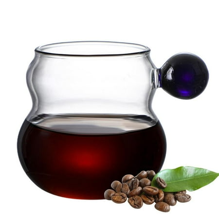 

Tohuu Clear Mugs Clear Espresso Cups with Handles Glass Coffee Cups Clear Coffee Mug for Cappuccino Coffee Latte Cereal Milk Ice Cream polite