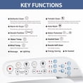thumbnail image 5 of Kerde Smart Electronic Bidet Toilet Seat with Heated Seat and Dryer, Elongated White, 5 of 9